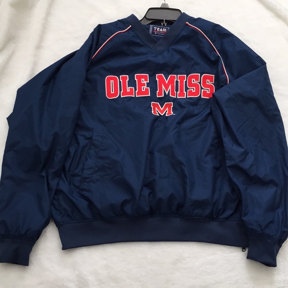 Men’s Ole Miss Pullover Navy Medium